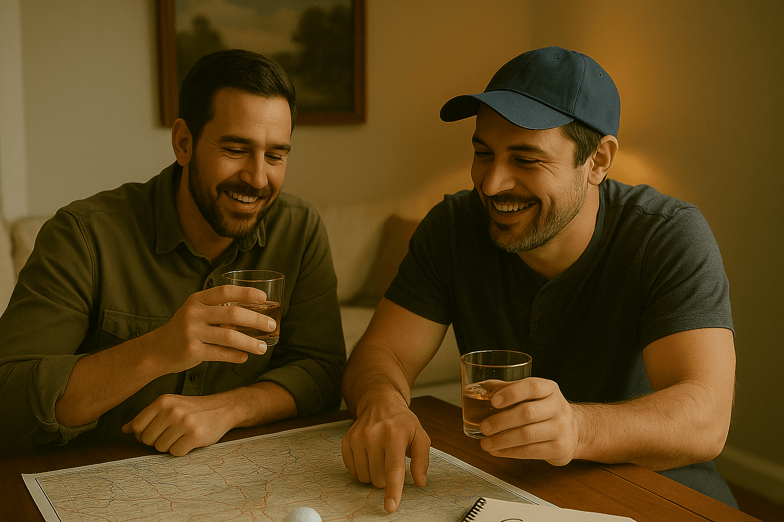 Golf trip planning checklist and calendar